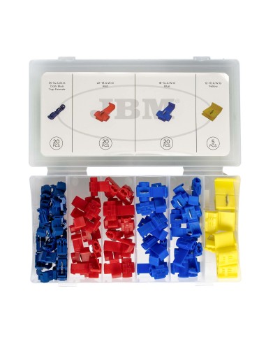 ESTUCHE DE CONECTORES RÁPIDOS DE CABLE 65PCS