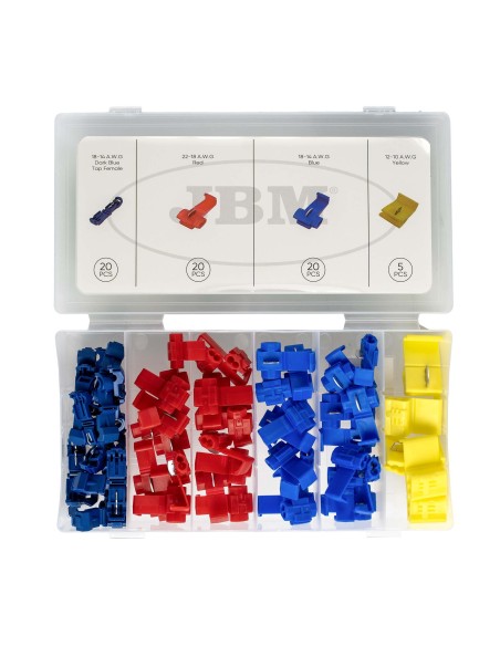 ESTUCHE DE CONECTORES RÁPIDOS DE CABLE 65PCS