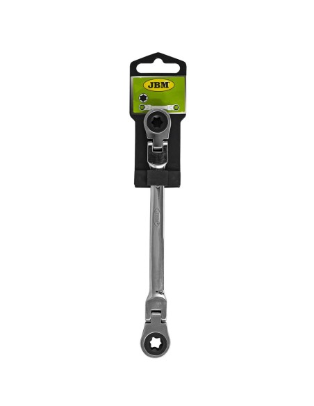 LLAVE ARTICULADA TRINQUETE TORX E6XE8