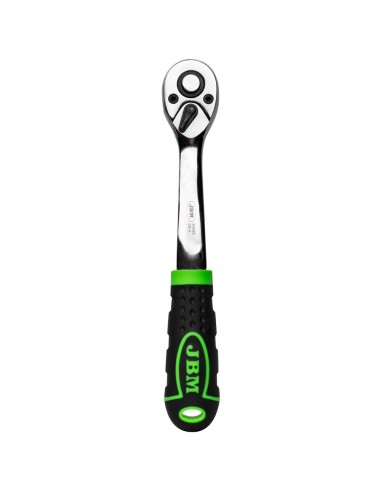 CARRACA 3/8" CON CABEZAL DE 72 DIENTES 200MM CROMADA