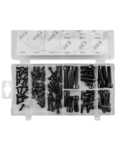 ESTUCHE DE TORNILLOS ALLEN 106PCS