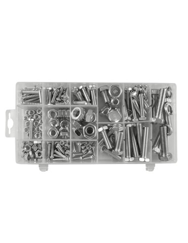 ESTUCHE DE TORNILLOS Y TUERCAS 240PCS