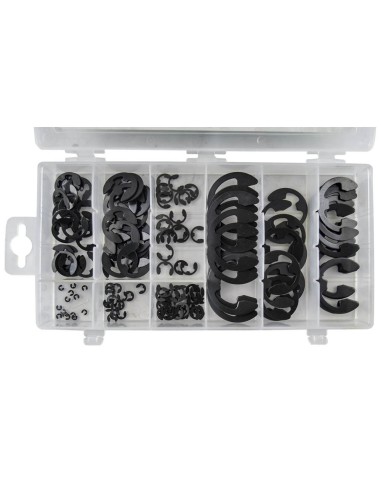 ESTUCHE DE CIRCLIPS TIPO E 150PCS