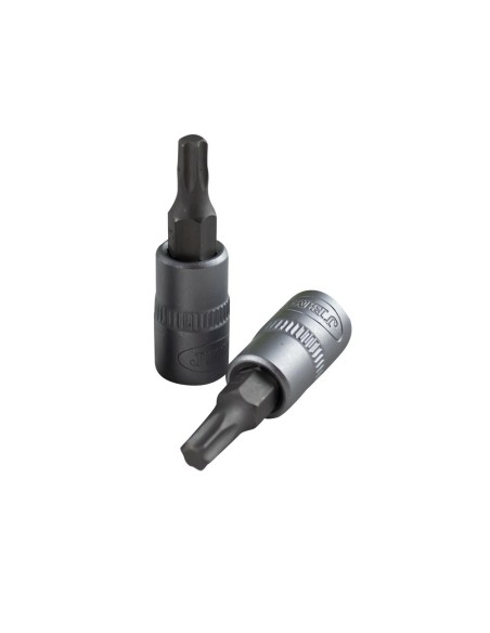 JUEGO DE 18 PUNTAS PHILIPS, PLANA, ALLEN Y TORX CON VASO DE 1/4"