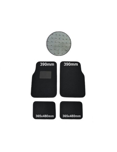SET DE 4 ALFOMBRAS DE MOQUETA UNIVERSALES