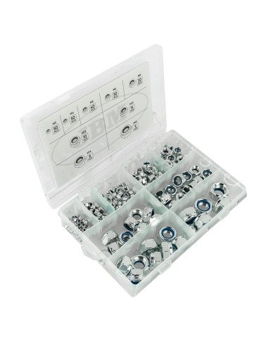 ESTUCHE DE TUERCAS AUTOBLOCANTES 228PCS