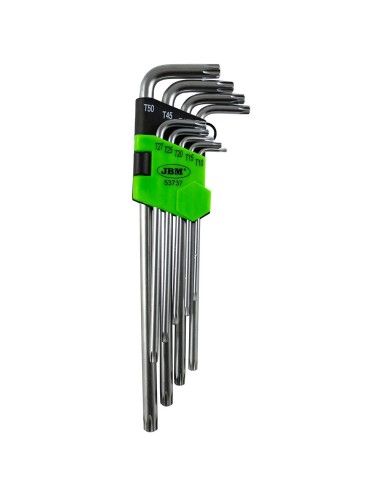 SET DE 9 LLAVES TORX EXTRALARGAS