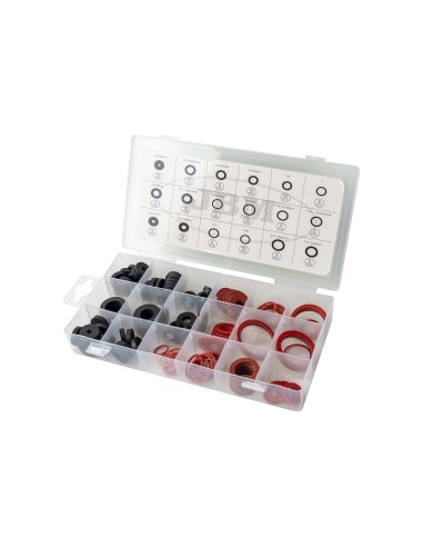 ESTUCHE DE ARANDELAS DE FIBRA 126PCS