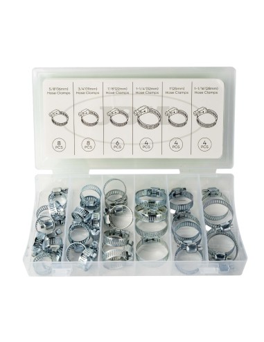 ESTUCHE DE ABRAZADERAS DE TUBO 34PCS