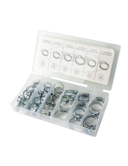 ESTUCHE DE ABRAZADERAS DE TUBO 34PCS