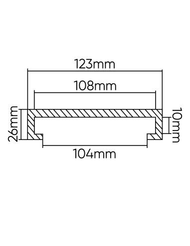 TACO DE GOMA PARA ELEVADOR RAVAGLIOLI/WERTHER 123MM