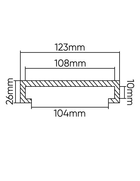 TACO DE GOMA PARA ELEVADOR RAVAGLIOLI/WERTHER 123MM