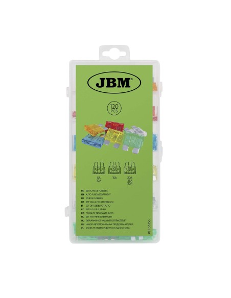 ESTUCHE DE FUSIBLES 120PCS