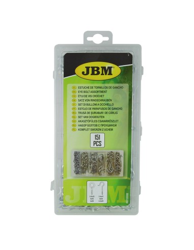 ESTUCHE DE TORNILLOS DE GANCHO 151PCS