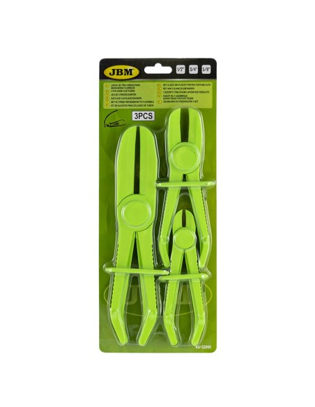 JUEGO DE TRES PINZAS PARA MANGUERAS FLEXIBLES