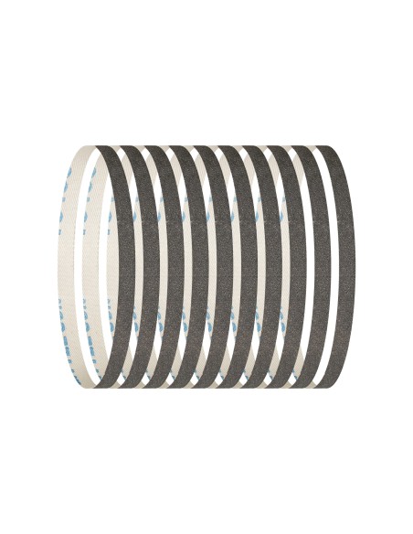 SET DE 10 CINTAS DE LIJADORA DE GRANO 120