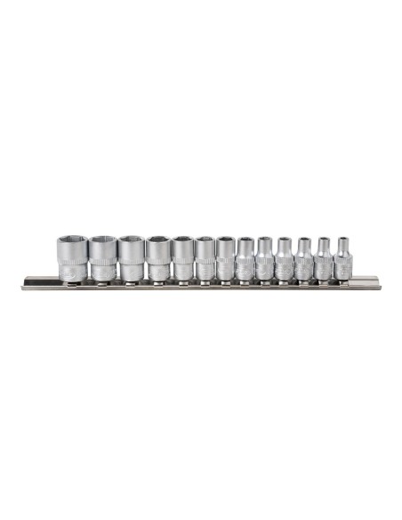 JUEGO DE 13 VASOS HEXAGONALES DE 1/4"