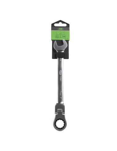 LLAVE COMBINADA ARTICULADA CON TRINQUETE 17MM