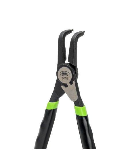 ALICATE SEEGER PARA INTERIORES CON BOCA CURVA 7" 180MM