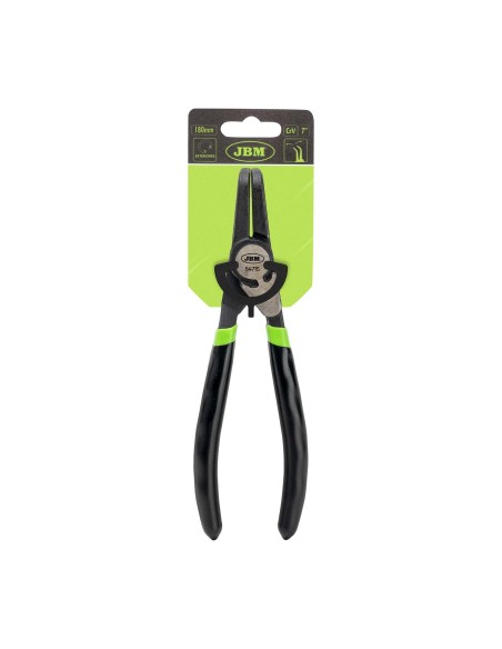 ALICATE SEEGER PARA INTERIORES CON BOCA CURVA 7" 180MM