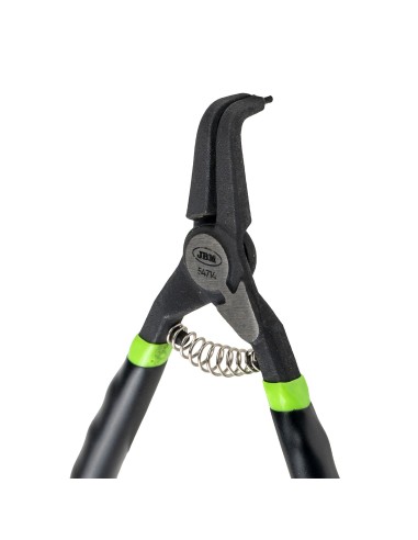 ALICATE SEEGER PARA EXTERIORES CON BOCA CURVA 7" 180MM