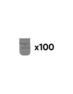 CAJA DE 100 CONTRAPESAS ZINC GRAPA 05GR. ESPECIAL LLANTA UNIVERSAL