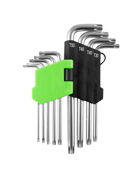 SET DE 9 LLAVES TORX LARGAS