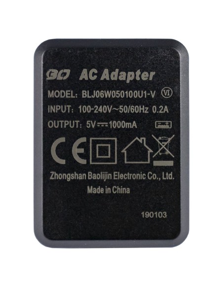 ADAPTADOR USB PARA ENCHUFE DE PARED