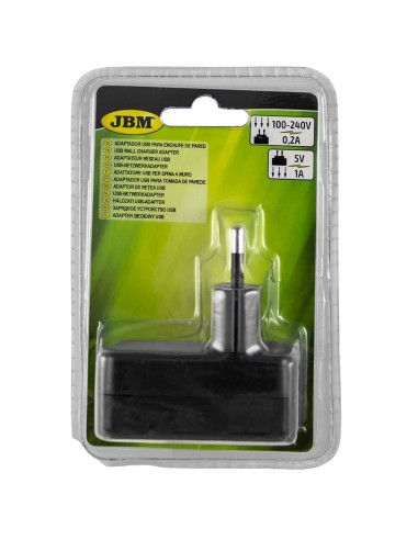ADAPTADOR USB PARA ENCHUFE DE PARED
