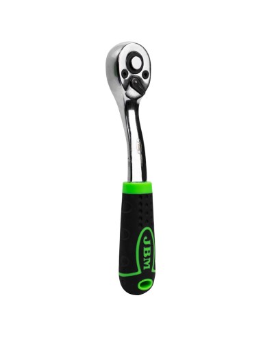 CARRACA DE 1/4" CON CABEZAL DE 72 DIENTES 145MM CROMADA