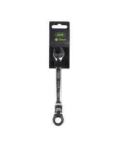 LLAVE COMBINADA ARTICULADA CON TRINQUETE 13MM - ACABADO BRILLANTE