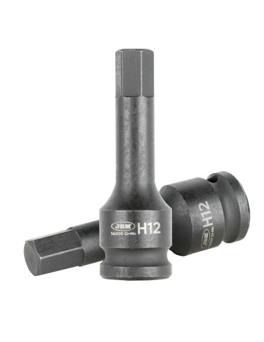 PUNTA DE IMPACTO HEXAGONAL DE 1/2" 12MM