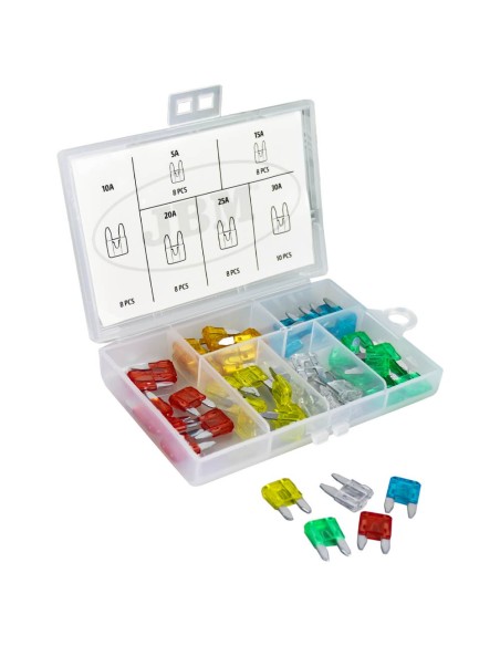ESTUCHE DE MINI FUSIBLES 50PCS