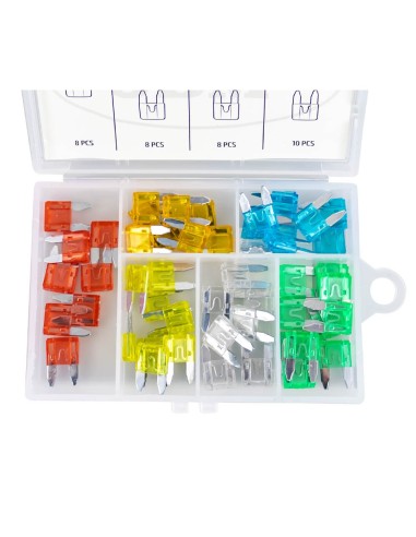 ESTUCHE DE MINI FUSIBLES 50PCS