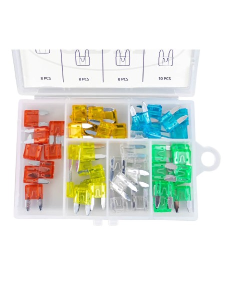 ESTUCHE DE MINI FUSIBLES 50PCS
