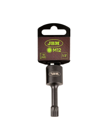 1/2" VASO DE IMPACTO ESPECIAL PARA TORNILLOS SPLINE (XZN) M12 (72MM)