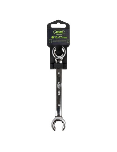 LLAVE DE TUERCA ABOCINADA 15X17MM - ACABADO BRILLANTE