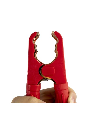 PINZA PARA CABLE DE ARRANQUE - COBRE - ROJA
