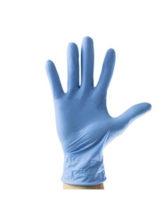GUANTES AZUL DESECHABLES DE NITRILO TALLA XL 3,5MIL