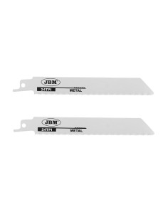 SET DE 2 HOJAS DE SIERRA DE SABLE 150MM 24TPI PARA METAL PARA REF. 60019