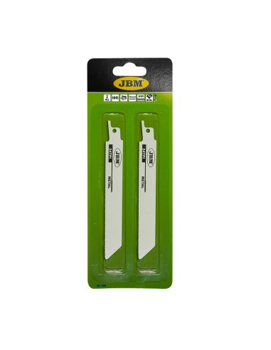 SET DE 2 HOJAS DE SIERRA DE SABLE 150MM 24TPI PARA METAL PARA REF. 60019
