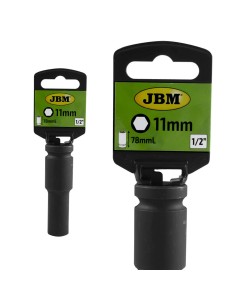 VASO DE IMPACTO LARGO HEX. 1/2" 11MM