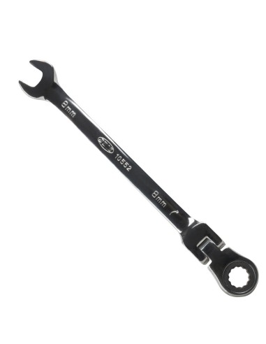 LLAVE COMBINADA ARTICULADA CON TRINQUETE 8MM