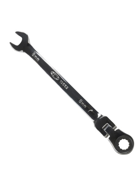 LLAVE COMBINADA ARTICULADA CON TRINQUETE 8MM