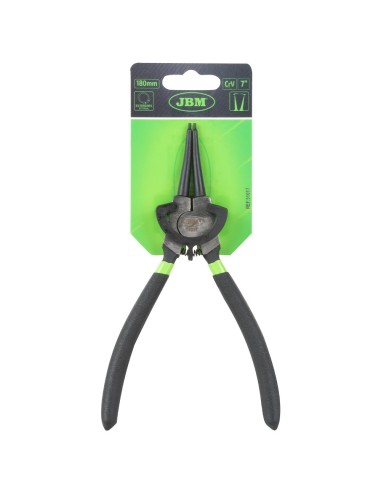 ALICATE SEEGER PARA EXTERIORES CON BOCA RECTA 7" (180MM)