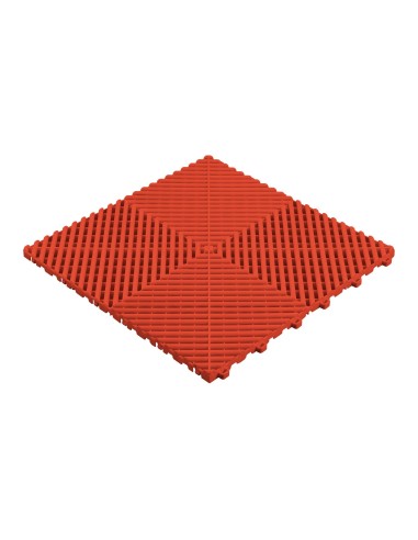 BALDOSA ROJA PERFORADA DE PP PARA SUELO