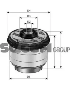 C823 Filtro combustible Purflux en Oferta