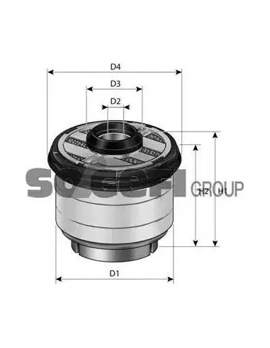 C823 Filtro combustible Purflux en Oferta