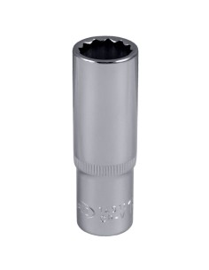 VASO 12 CANTOS 1/2" 75MM LARGO 18MM CROMADO