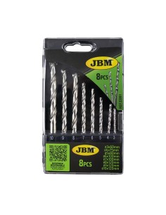 ESTUCHE DE 8 BROCAS 3-10MM PARA ALBAÑILERÍA